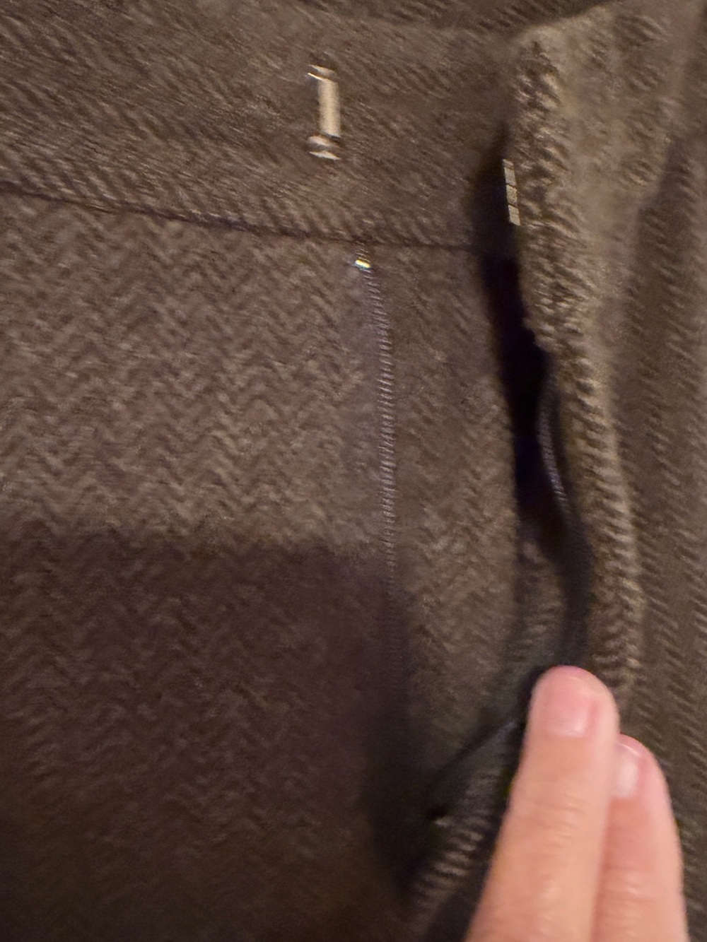 Women’s Ralph Lauren Brown Herringbone Dress Pants - Picture 4 of 8
